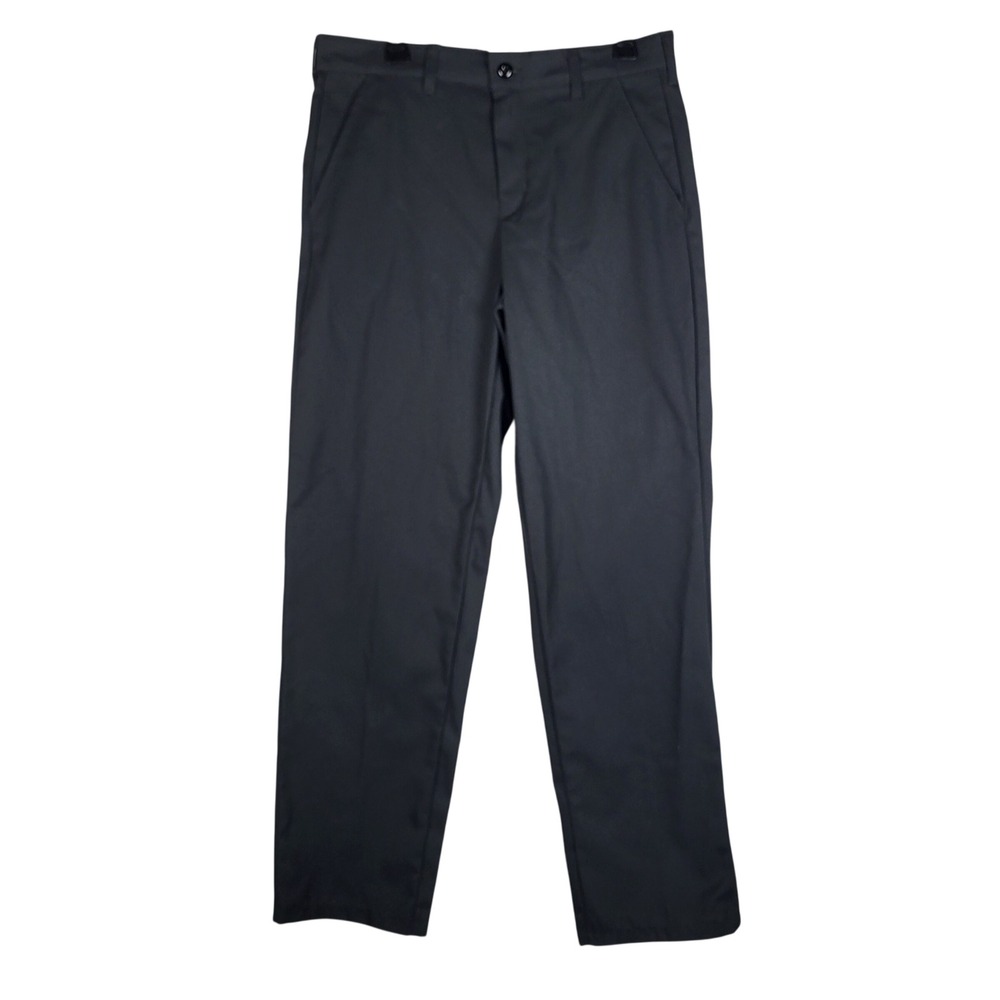 Red Kap Work Pants Men 32x34 Gray PT20CH0 Industrial Flat Front Durable Uniform